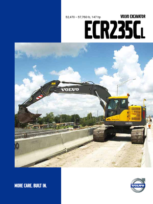 Bageri gusjeničari Volvo ECR235CL