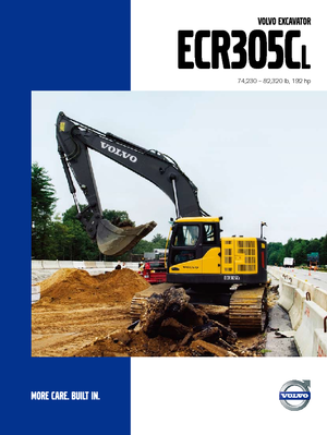 Bageri gusjeničari Volvo ECR305CL