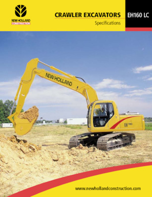 Bageri gusjeničari New Holland EH160 LC