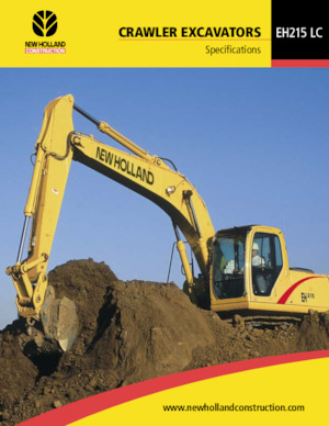 Bageri gusjeničari New Holland EH215 LC