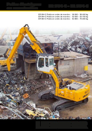 Rukovanje materijalom Liebherr ER 954 C Litronic