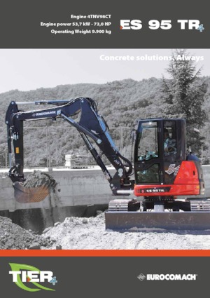 Bageri gusjeničari Eurocomach ES 95 TR 4