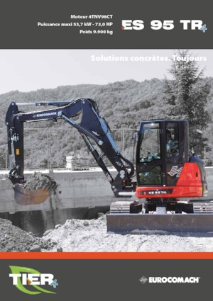 Bageri gusjeničari Eurocomach ES 95 TR 4