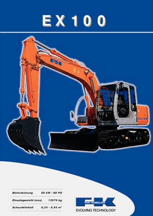 Bageri gusjeničari Fiat Kobelco EX 100.5