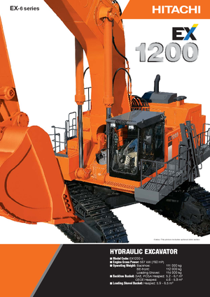 Bageri gusjeničari Hitachi EX 1200-6