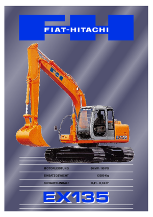 Bageri gusjeničari Fiat-Hitachi EX 135