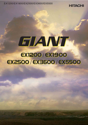 Bageri gusjeničari Hitachi EX 5500-6