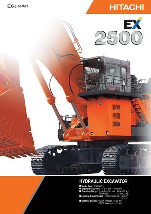 Bageri gusjeničari Hitachi EX 2500-6