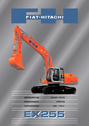 Bageri gusjeničari Fiat-Hitachi EX 255