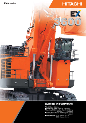 Bageri gusjeničari Hitachi EX 3600-6