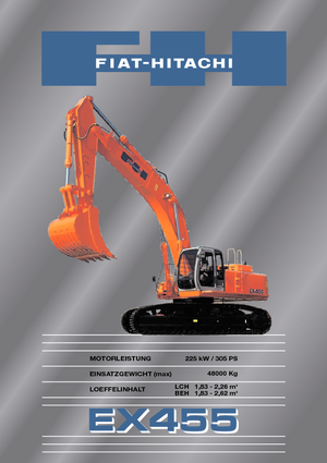 Bageri gusjeničari Fiat-Hitachi EX 455