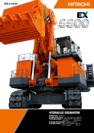 Bageri gusjeničari Hitachi EX 5500-5