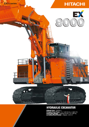 Bageri gusjeničari Hitachi EX 8000-5