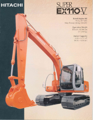 Bageri gusjeničari Hitachi EX110