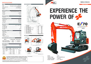 Bageri gusjeničari Hitachi EX70
