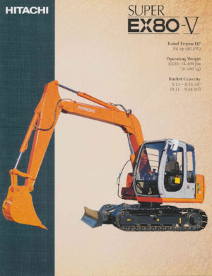 Bageri gusjeničari Hitachi EX80