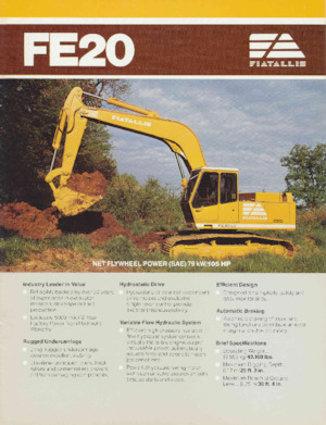 Bageri gusjeničari Fiatallis FE20
