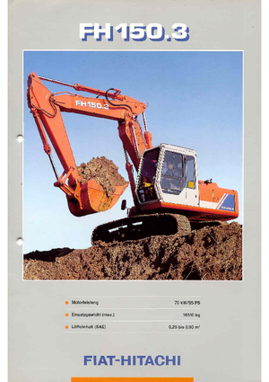 Bageri gusjeničari Fiat-Hitachi FH 150.3 LCT