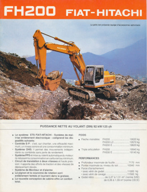Bageri gusjeničari Fiat-Hitachi FH 200 LCT