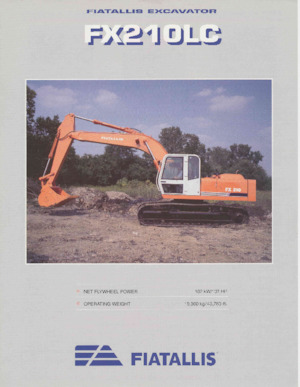Bageri gusjeničari Fiatallis FX210LC