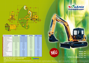 Bageri gusjeničari Hanix H 75 CV