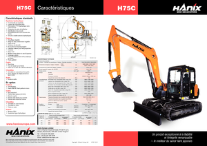 Bageri gusjeničari Hanix H 75 C