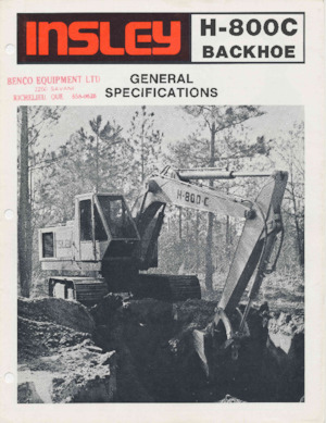 Bageri gusjeničari Insley H-800C