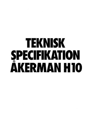 Bageri gusjeničari Akerman-Volvo H10