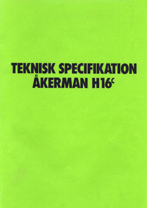 Bageri gusjeničari Akerman-Volvo H16C