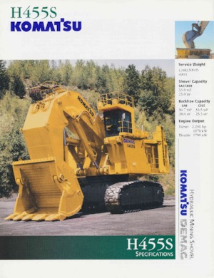 Bageri gusjeničari Komatsu H455S