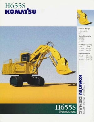 Bageri gusjeničari Komatsu H655S