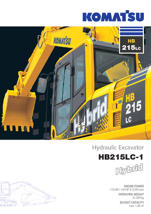 Bageri gusjeničari Komatsu HB215LC-1