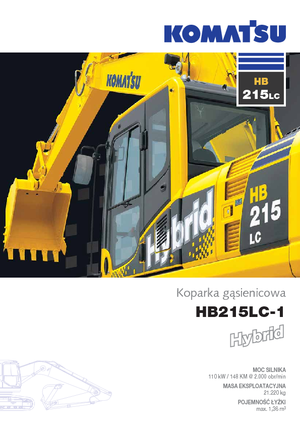 Bageri gusjeničari Komatsu HB215LC-1