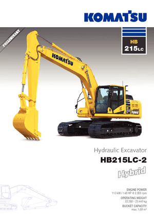Bageri gusjeničari Komatsu HB215LC-2