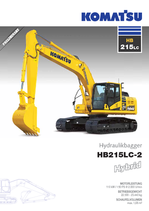 Bageri gusjeničari Komatsu HB215LC-2