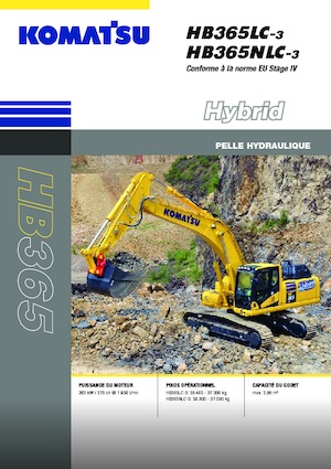 Bageri gusjeničari Komatsu HB365NLC-3E0