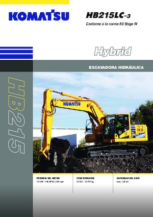 Bageri gusjeničari Komatsu HB215LC-3