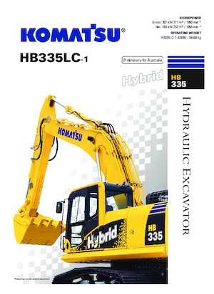 Bageri gusjeničari Komatsu HB335LC-1