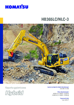 Bageri gusjeničari Komatsu HB365LC-3E0