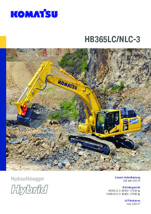 Bageri gusjeničari Komatsu HB365NLC-3E0