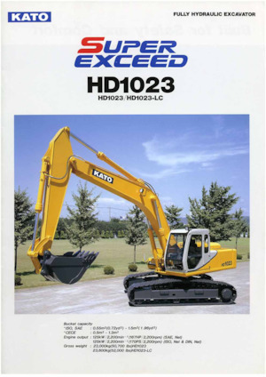 Bageri gusjeničari Kato HD1023-LC