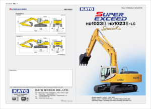 Bageri gusjeničari Kato HD1023II-LC Special