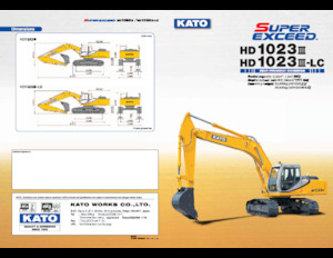 Bageri gusjeničari Kato HD1023III-LC