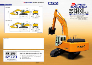 Bageri gusjeničari Kato HD1430III-LC
