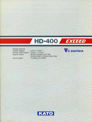 Bageri gusjeničari Kato HD400VII EXCEED