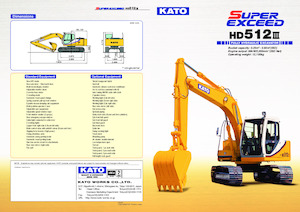 Bageri gusjeničari Kato HD512III
