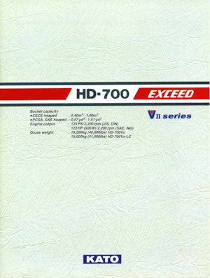 Bageri gusjeničari Kato HD700VII EXCEED