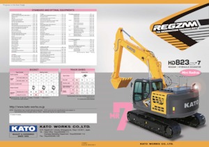 Bageri gusjeničari Kato HD823MR-7