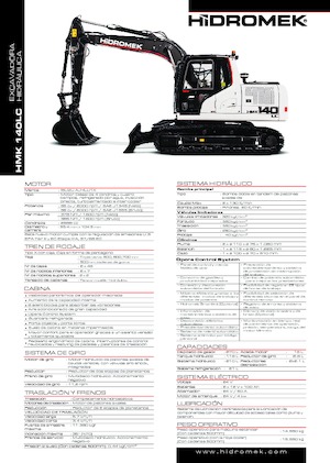 Bageri gusjeničari Hidromek HMK 140 LC