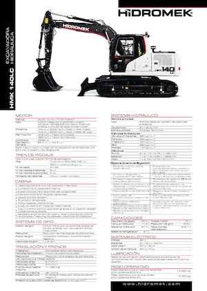 Bageri gusjeničari Hidromek HMK 140 LC